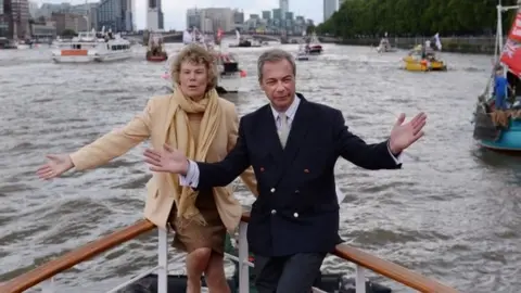 PA Kate Hoey and Nigel Farage