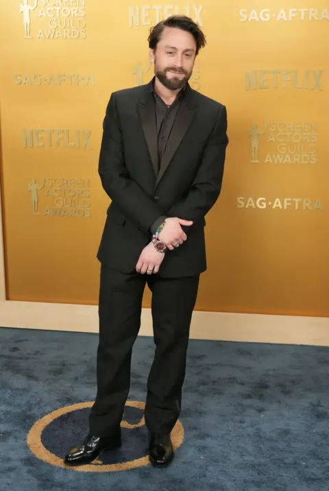 Getty Images Kieran Culkin arrives for the 31st Annual Screen Actors Guild awards at the Shrine Auditorium in Los Angeles, February 23, 2025