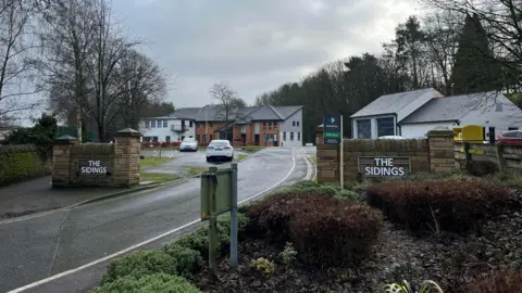 A general view of the entrance to The Sidings development in Cockermouth.