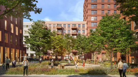 Muse An artist's impression of how the project in Solihull will look