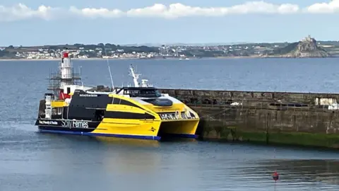 BBC The Atlantic Wolff ferry in Newlyn 