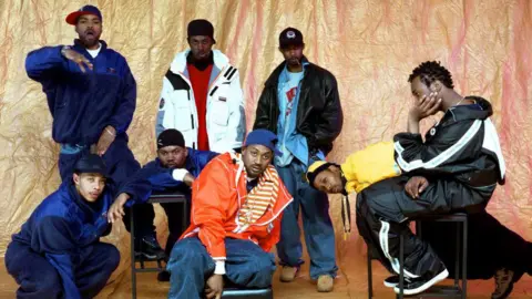 Getty Images  U-God, Method Man, Raekwon, GZA, Ghostface Killah, Masta Killa, RZA, Ol' Dirty Bastard of the American rap group Wu-Tang Clan