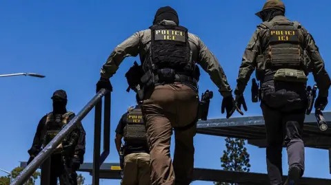 ICE agents on patrol