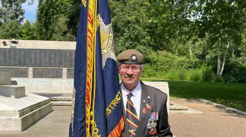 Frederick Claydon, 67, of the Royal Anglian Regimental Association’s Ipswich and District branch
