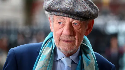 Reuters Actor Ian McKellen attends a Service of Thanksgiving for Sir Peter Hall at Westminster Abbey in London, Britain, September 11, 2018.