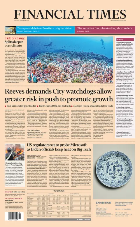  "Reeves demands City watchdogs let  greater hazard  successful  propulsion  to beforehand   growth". 