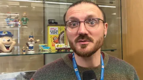 Matthew Wilkinson local studies and archive manager at Trafford Council 