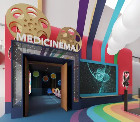 Alder Hey Children's NHS Trust The outside of a medi cinema