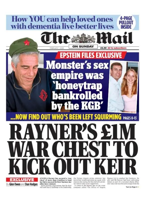 "Rayner's £1m war chest to kick out Keir".