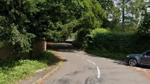 Google View looking down Main Street in Cold Overton