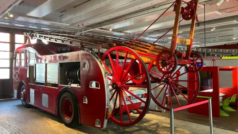 Vintage fire engine.