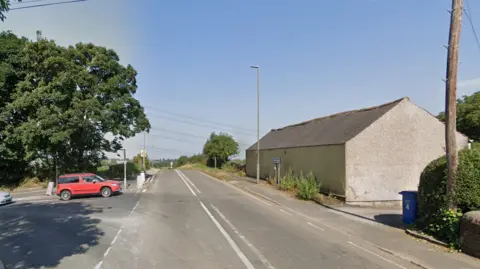 The junction of Inkersall Road with Inkersall Green Road in Derbyshire