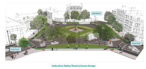 Plans for Abbey Road cycle lane