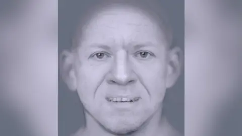 Digital recreation of missing man's face.