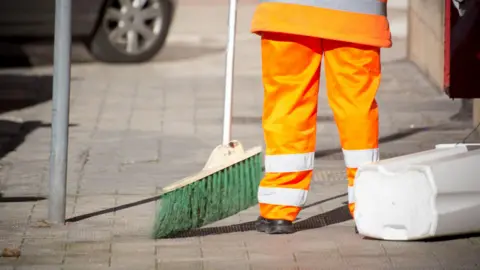 Getty Images Street cleaner