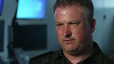 Peter Rhodes in his uniform.