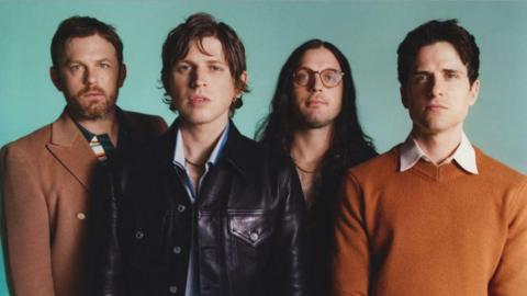 Kings of Leon band lined up