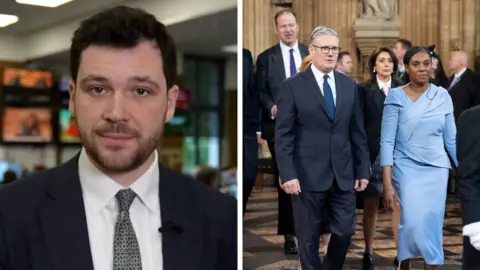 Composite of Zeffman, Starmer and Badenoch