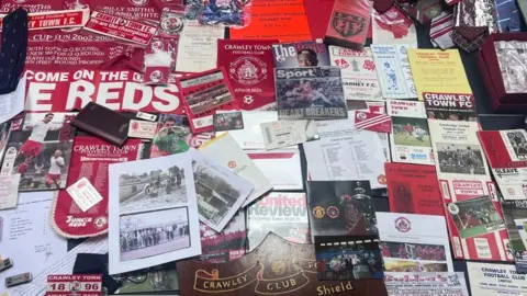 BBC/James Dunn Mick Fox's Crawley Town collection 