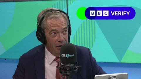 Nigel Farage on BBC Radio 5 Live