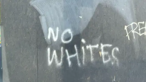 Police in Alum Rock investigate 'no whites' graffiti on walls