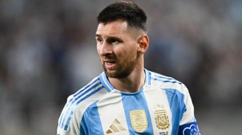 Argentina forward Lionel Messi at the Copa America