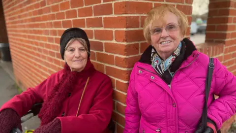 Simon Dedman/BBC Peggy Batchelor and Pauline Beahen