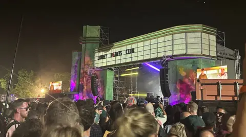 Picture of CamelPhat performing at Glastonbury