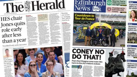 Scotland's papers: 3 July