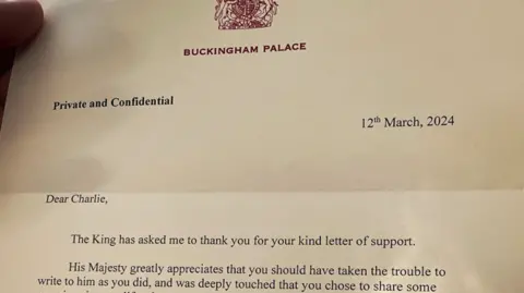 Tilstock Primary School Letter from Buckingham Palace