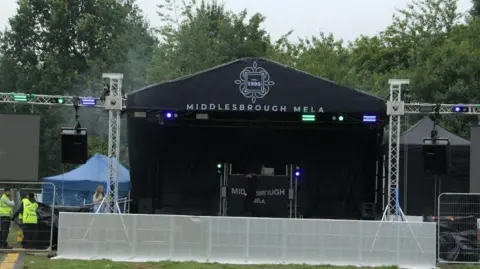 Aaron Zaher The scene at the Middlesbrough Mela.