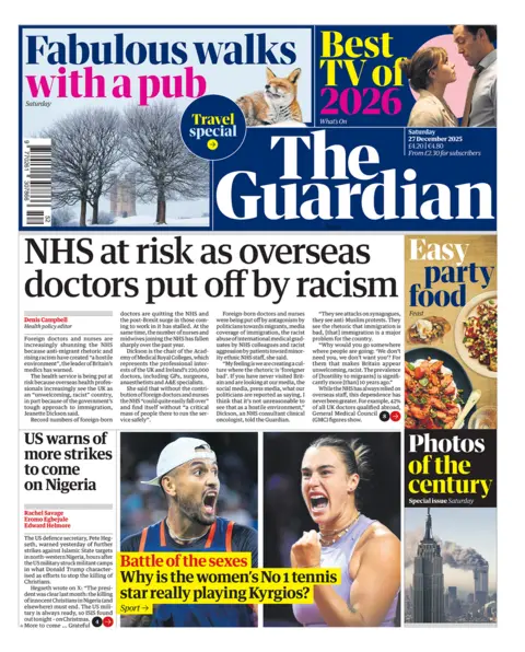  "NHS at risk as overseas doctors put off by racism".