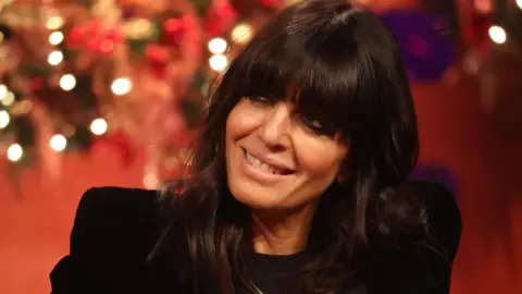 Claudia Winkleman during the filming for the Graham Norton Show at BBC Studioworks 6 Television Centre, Wood Lane, London, to be aired on BBC One on Sunday evening. Picture date: Wednesday December 13, 2023