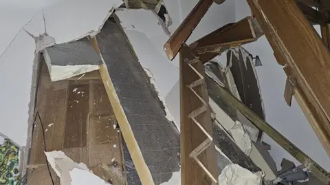 Tenbury Wells Fire Station Damaged inside the property