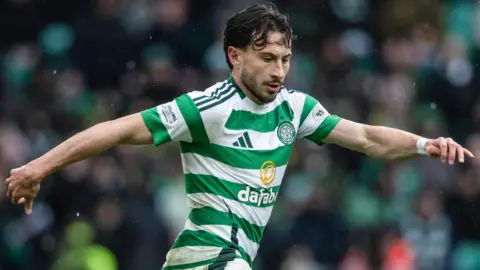 Nicolas Kuhn playing for Celtic