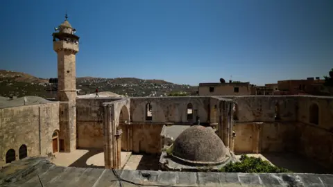  The archaeological site of Sebastia, in the occupied West Bank