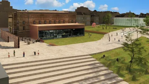 Kirklees Council An artists' impression of the development