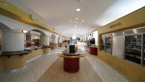 NI Assembly The refurbished Blue Flax canteen at Parliament Buildings, Stormont