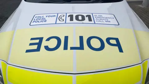 Police car bonnet