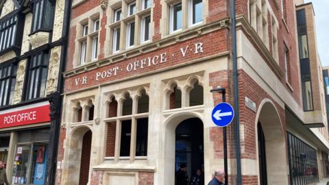 Former Post Office building in Bury St Edmunds