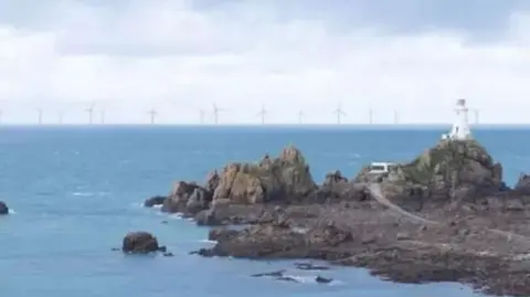 Government of Jersey Artist's impression of the wind farm