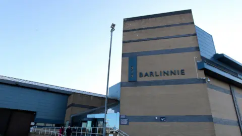 PA Media A view of the entrance to Barlinnie Prison