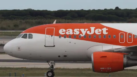 An easyJet plane.