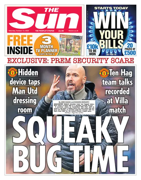 The Sun front page with the headline: 