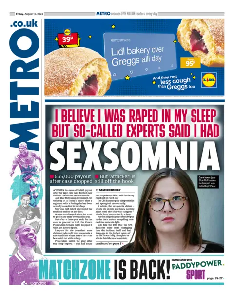  "I believe I was raped in my sleep but so-called experts said I had sexsomnia". 