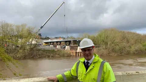 Worcestershire County Council Kepax Bridge and Councillor Marc Bayliss 