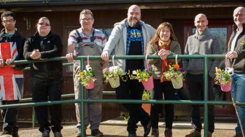 Staff and volunteers from the Woodville Activity Centre 