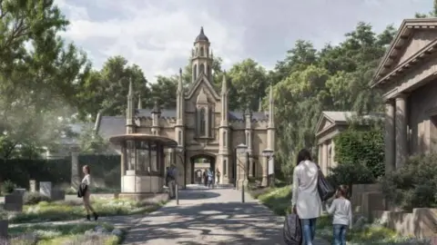 Hopkins Architects A CGI of the chapel and how it would appear post-renovation