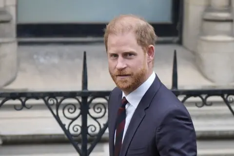 The Duke of Sussex departs the Royal Courts of Justice in central London