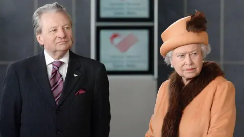 Getty Images With Queen Elizabeth II opening the new National Assembly building, 1 March 2006